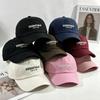ESSENTIALS All-Cotton Embroidered Baseball Cap for Men & Women - Duckbill Style, In Stock