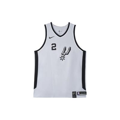 X NBA Kolaborace NBA AU Hráčská edice Spurs Leonard Dres 2 Basketbalová vesta Pánské dresy Šedá 863169-007