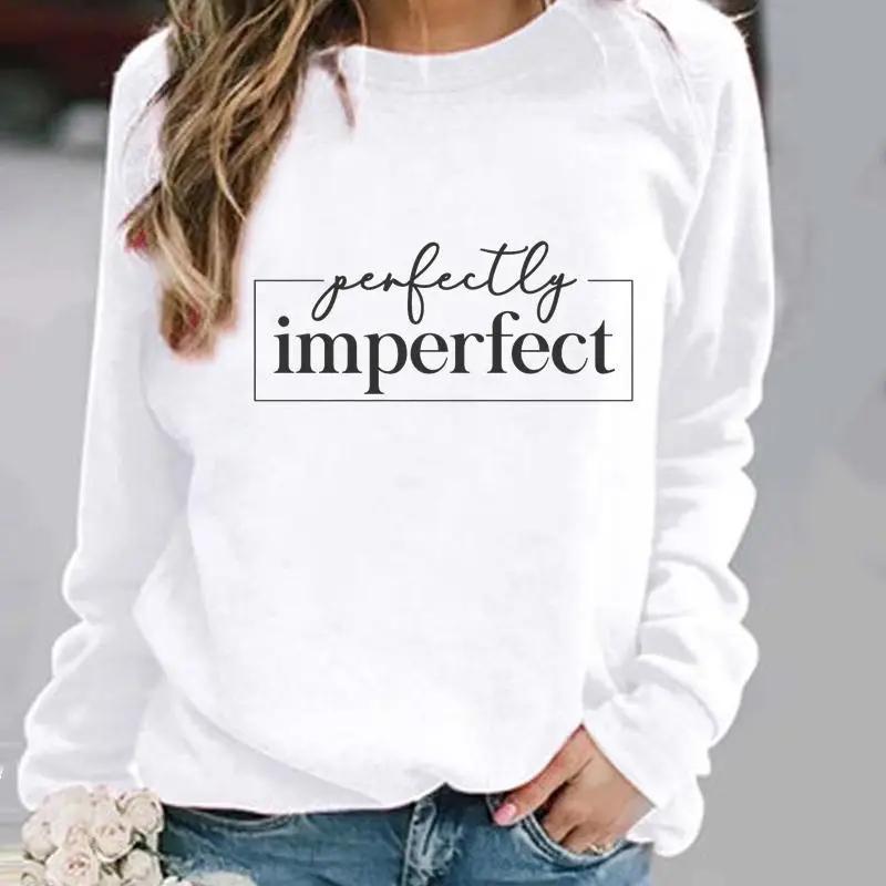 Interesting Printed Patterns in Europe and the United States, Round Neck Hoodies, Street Women's Sweatshirts