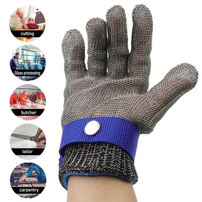Yousheng Stainless Steel Cut Resistant Gloves Oyster Shelled Gloves A9 Protection Level Mitt for Shucking Glass Handling And Industrial Use
