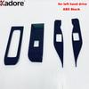 For Toyota Alphard Vellfire 2024 2025 2026 Black Car Inner Door Window Lift Switch Button Panel Cover Trim Interior Accessories