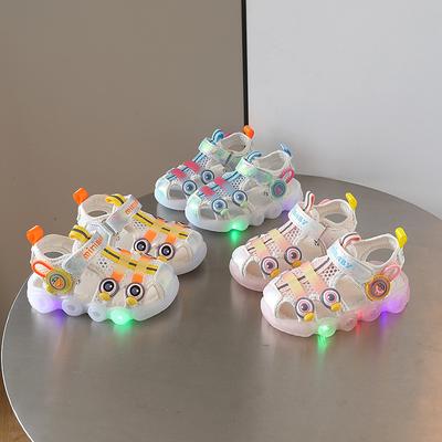 Baby Light Sandals  Kids Shoes Boys and Girls Baotou Beach Shoes Toddler Shoes Girls Sandals Shoes Baby Girl Shoes
