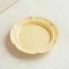 Creative Lace Edge Ceramic Plate Tableware Exquisite Household Fruit Salad Plate Practical Dessert Dim Sum Plate Vegetable Plate