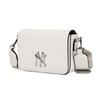 New MLB Monogram Collection Cotton Mahjong Bag Shoulder Bag Crossbody Bag Regular Unisex Cream White 32BGPB111-50I