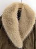 European and American Style, New Women's Clothing, Fashionable, Casual, Fur Collar Leather Jacket Jacket 4341853
