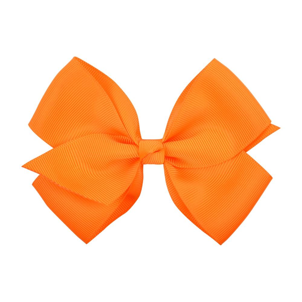 1pcs 4.5 Inches Sweet Candy Color Hair Bows With Clip Kids Girls Boutique Handmade Hair Clip Hairgrips Hair Accessories