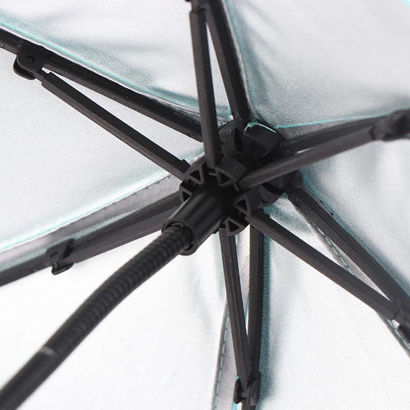 Electric Motorcycle Phone Bracket Umbrella Car Navigation Frame Rider Helmet Umbrella Hand Sunshade Outdoor Bendable