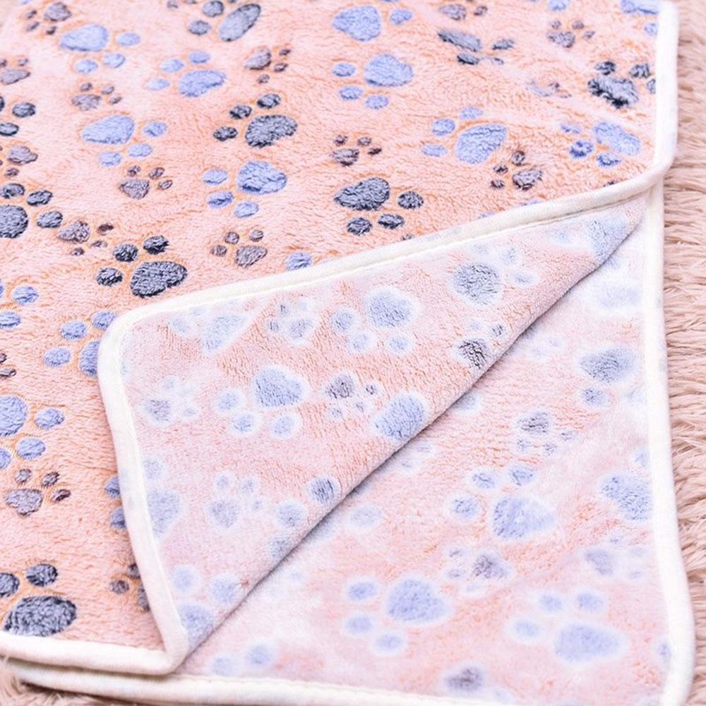 Soft and Fluffy Light Thin Pet Blanket Cute Cartoon Pattern Dog Bed Mat Warm and Comfortable Bed Blanket for Cats Pet Supplies