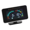 Universal 12v/24v 2 In 1 LCD Car Digital Voltmeter Fuel Level Gauge Fuel Gauge Motorcycle Volt Gauges Fuel Sender Alarm Ga