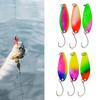 6Pcs 5g/4cm Colored Sequins All Water Universal Sharp Hook Increase Rate Angling Willow
