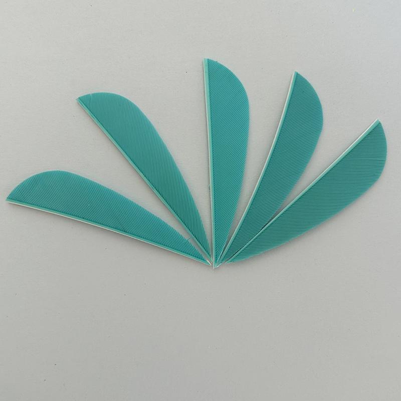 50Pcs Arrows 2.5Inch Turkey Feathers Fletching with Parabolic Water Drop RW Archery Feather for Hunting Bow Arrow Accessories 5