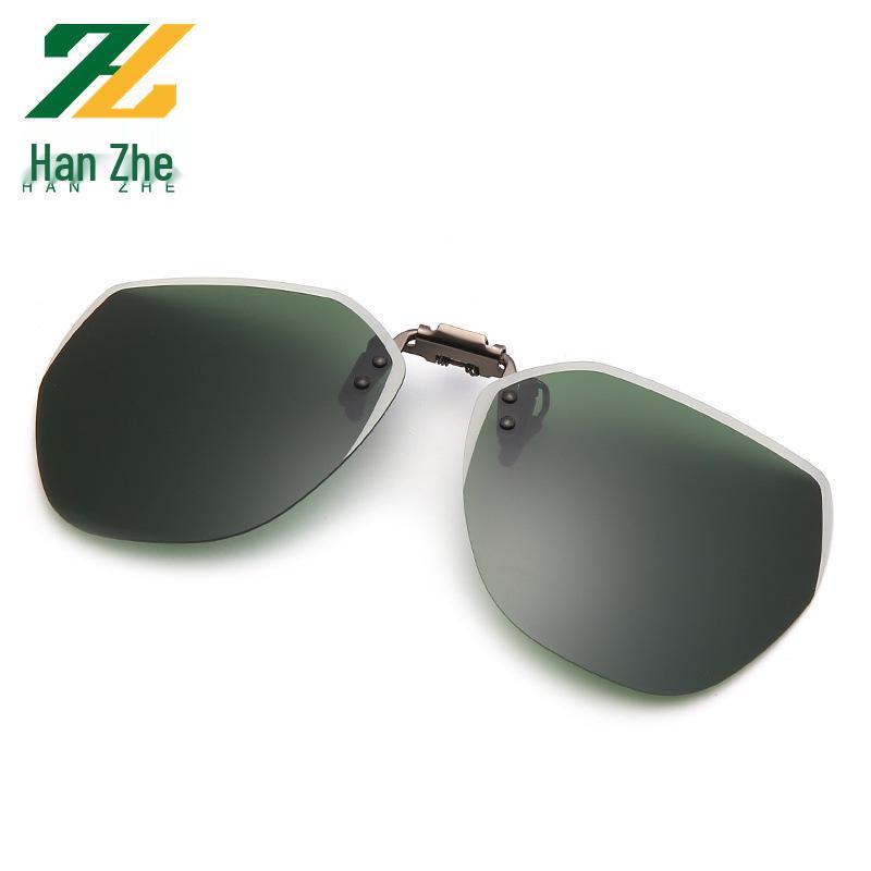 Polarized Flip-up Clip-on Sunglasses for Myopia, Night Vision & Driving - Unisex
