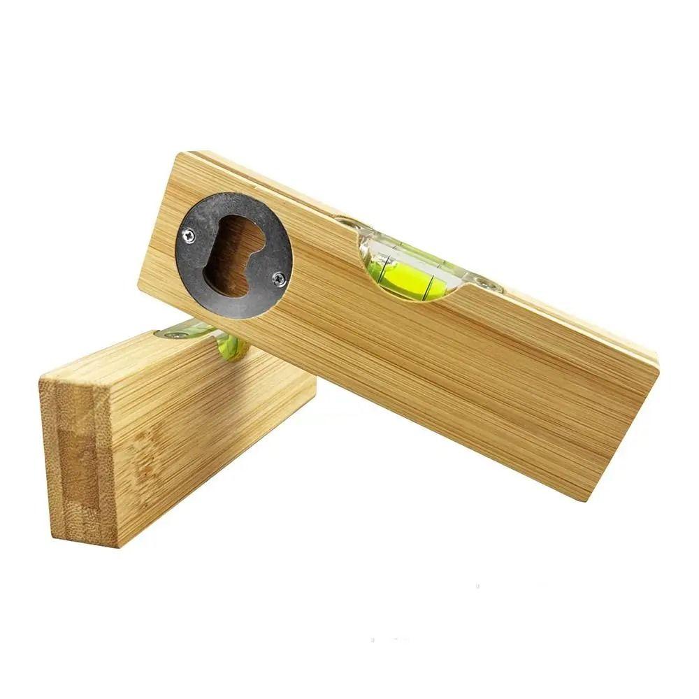 2pcs Practical Bottle Opener Spirit Level Portable Leveler with Opener  Kitchen Supplies