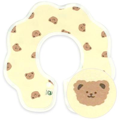 Rolling Bib, 2 Bear Rolling Bib Yellow, 1 Piece, 1 Piece