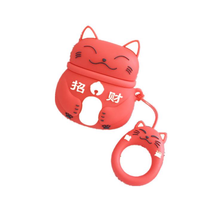 AirPods 1st/2nd Gen Chinese Style Cute Kitten Girl Protective Case