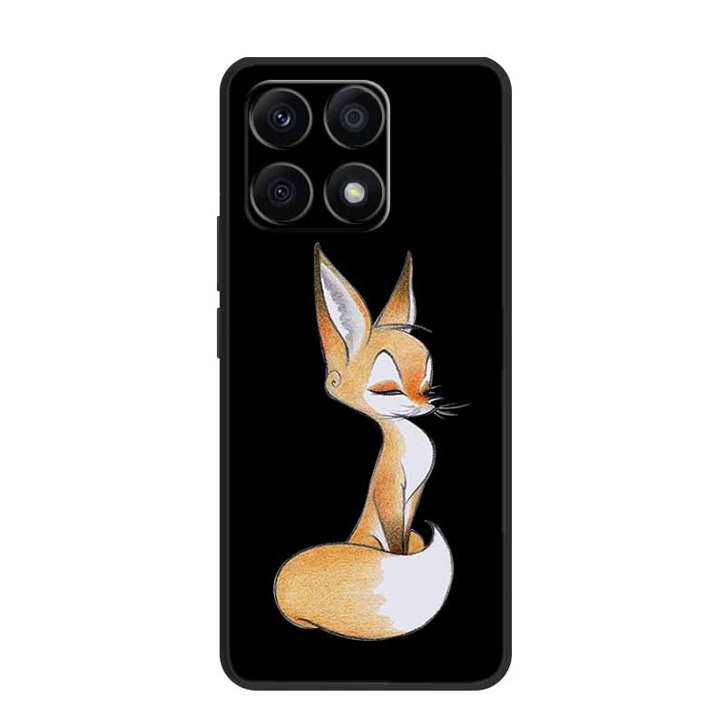 Black Silicone Case For Xiaomi 15T Pro Case Cartoon Cat Soft Back Cover For Xiaomi 15T 5G 17 14T Pro Phone Case Coque Funda Para
