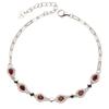 Earrings Jewelry S925 Sterling Silver With Natural Garnet Amethyst Bracelet Women