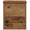 Aufbewahrungsbox Holzoptik recycelt 30 x 35 x 35 cm Holzwerkstoff