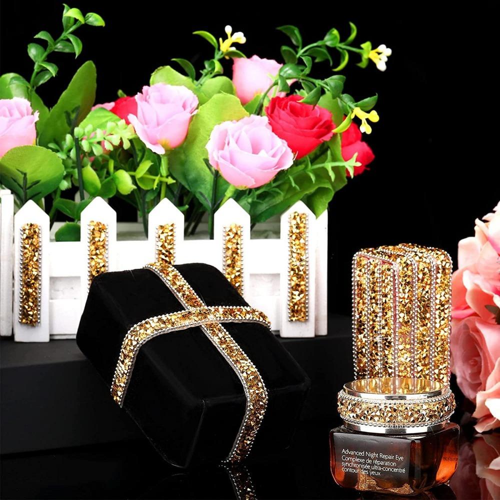 Bling Crystal Rhinestone Ribbon DIY Sticker Diamond Ribbon Wedding Decoration Accessories