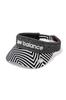 Golf Sun Visor Zebra Sweat Absorbent Quick Drying FR [New Balance] Women's (3D Pattern/COOLMAX Slip) / 012-3287512 010_Black
