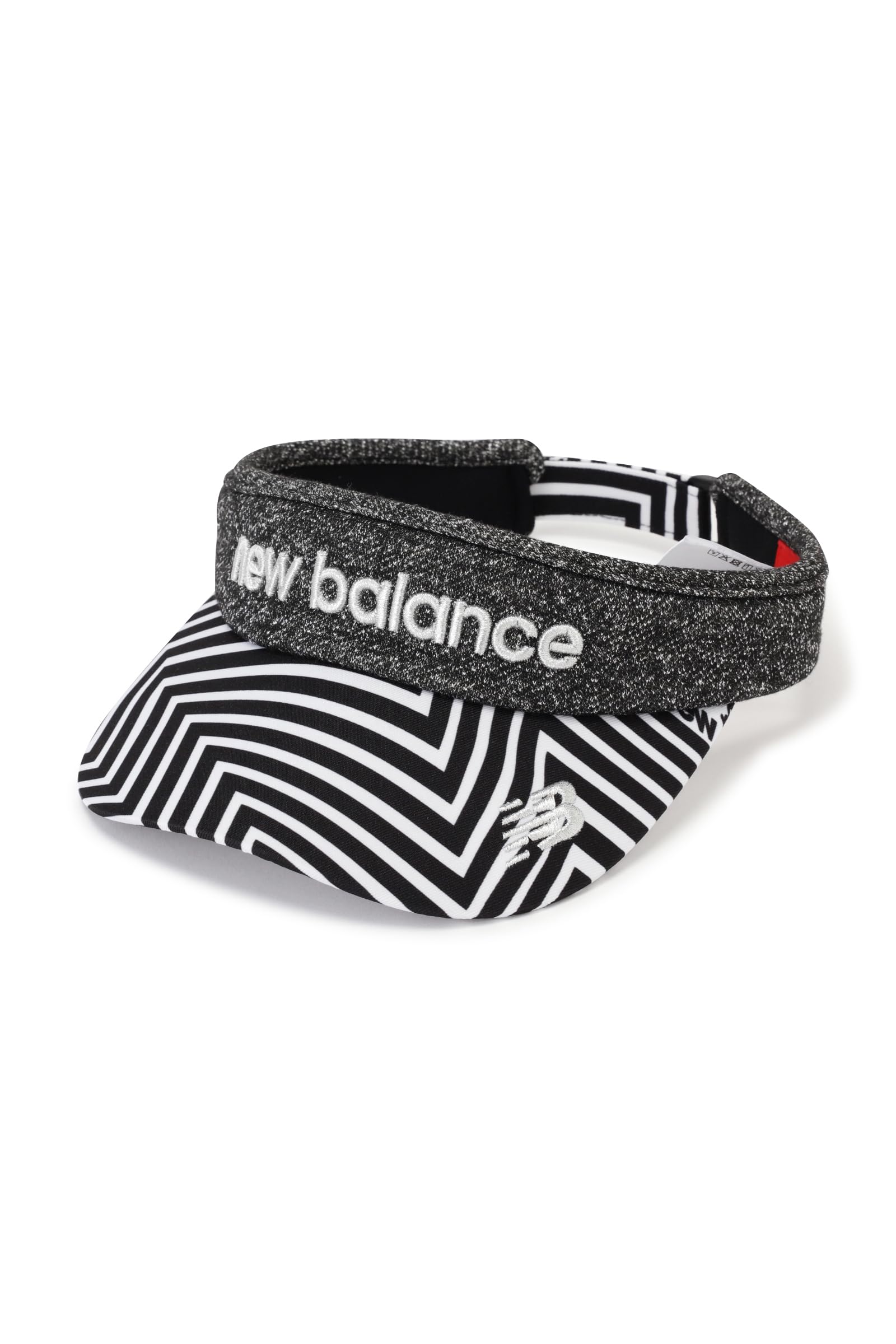 

Golf Sun Visor Zebra Sweat Absorbent Quick Drying FR [New Balance] Women s (3D Pattern/COOLMAX Slip) / 012-3287512 010_Black