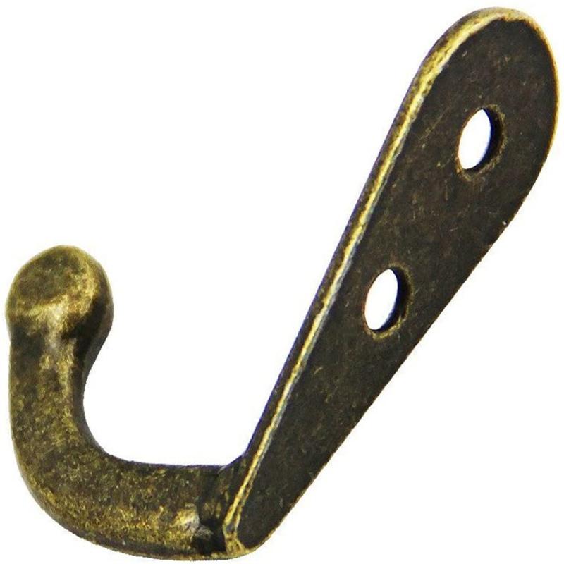 10pcs Vintage Clothes Hooks Easy Installation Wall Hooks For Hanging Hats Handbags Umbrellas Towels
