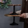 Wooden Tall Cake Tray Dessert Table Ornament Birthday Display Stand Pastry Bread Dessert Mori Tasting Tray