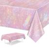 Shiny Disposale Tablecloth Aluminum Film Party Decoration  Birthday Wedding Party Supplies