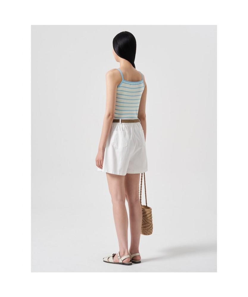 8seconds Striped Sleeveless Knit (Sky Blue) (354651Mb3Q)