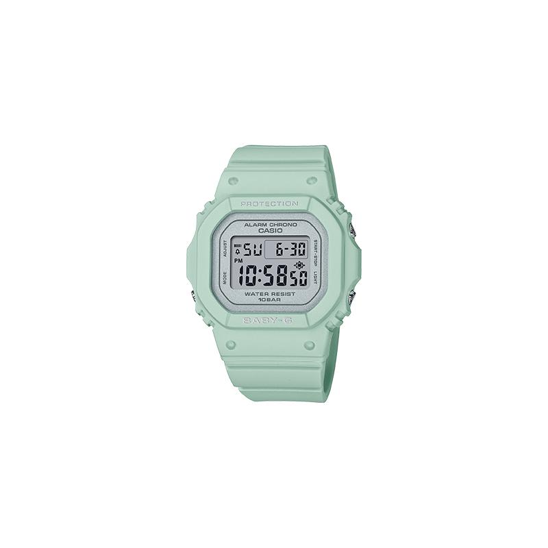 

Casio BABY-G BGD-565 Series Spring and Summer Macaron Color Electronic Movement Resin Strap Japanese and Korean Watch Unisex Style Gray BGD-565SC-3PR сірий колір
