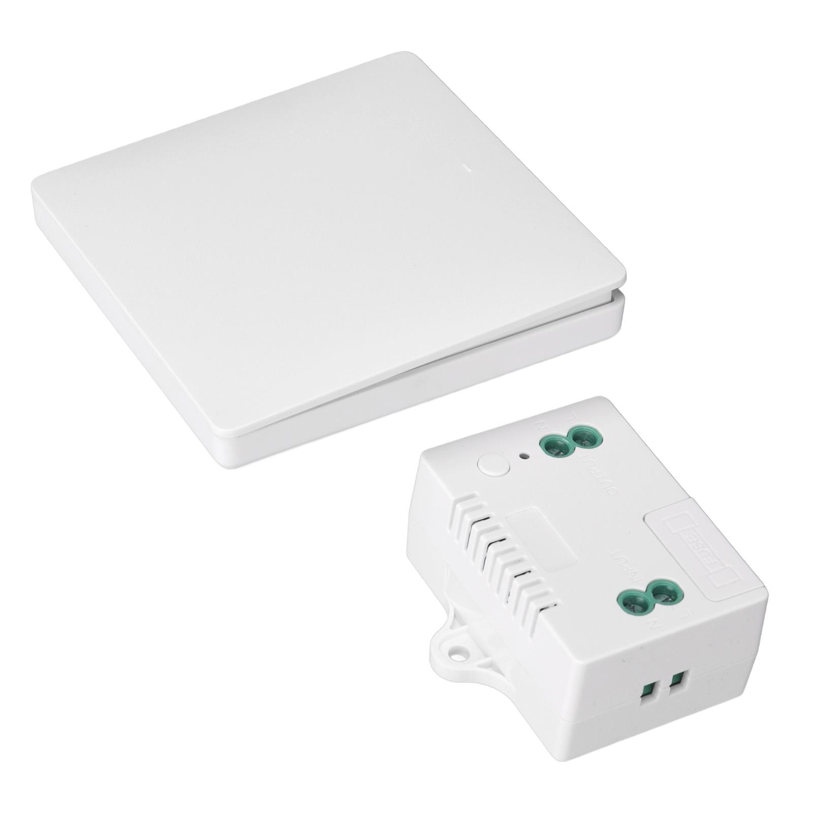 

Беспроводной комплект приемника выключателя света с автономным питанием, настенный выключатель с дистанционным управлением для ламп накаливания