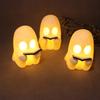 Halloween Ghost Night Light Warm Light Cute Ghost Lamp Battery Powered 3D LED Ghost Night Light for Bedroom Study Room Reader