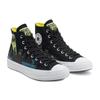 Converse 1970s High Top DC Comfortable Casual High Top Canvas Unisex Black and Yellow