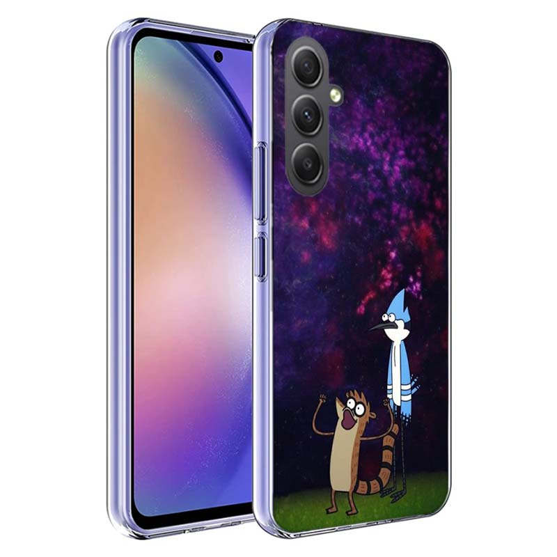 Cartoon Regulars Cute Show Phone Case for Samsung A55 A35 A25 A15 A07 A05S A16 A17 A26 A36 A37 A56 A57 Galaxy Note 20 10 A50S A7