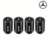 LXT3   4Pcs Metal Car Tire Valve Caps Waterproof Dustproof Anti-leak Air Accessories For Mercedes-Benz GLC X253 X254 C-Class W205 W206
