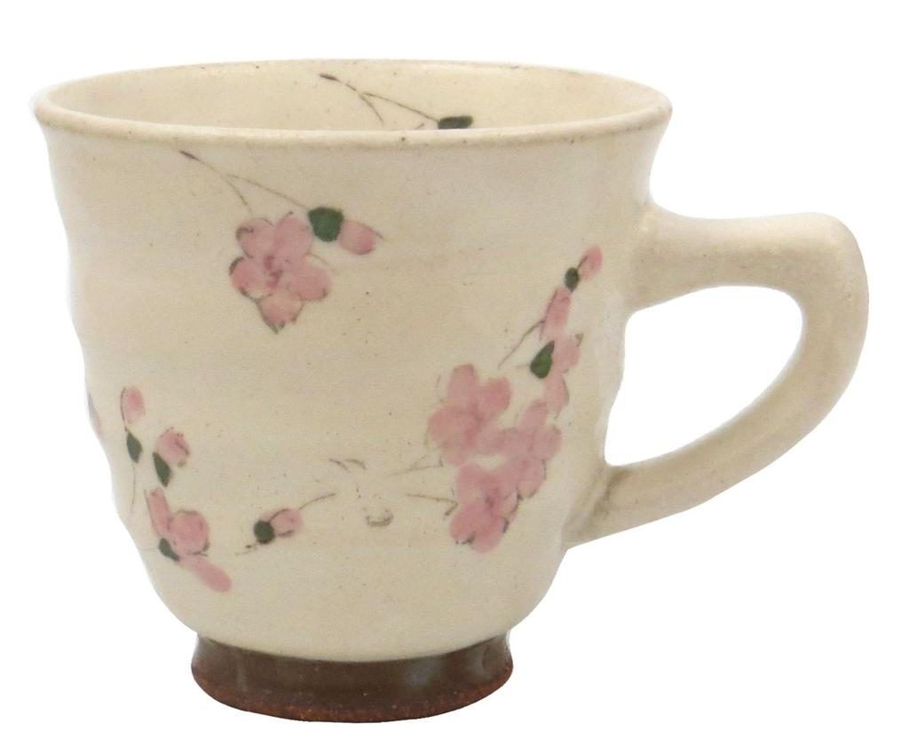 Kanki Kobo Higashihara Kiln Kokonoe Sakura Mug, Red, 47584
