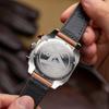 AVI-8 Hawker Hunter Atlas Dual Time Chronograph 43mm Men's Watch - 12-sided Stainless Steel Case, Japanese Quartz Movement, Dual Time & 12-Hour