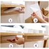 No Drill Adhesive Under Desk Drawer Hidden Storage Organizer Box for Office Desk Stationery Supplies Creative Home Accessory