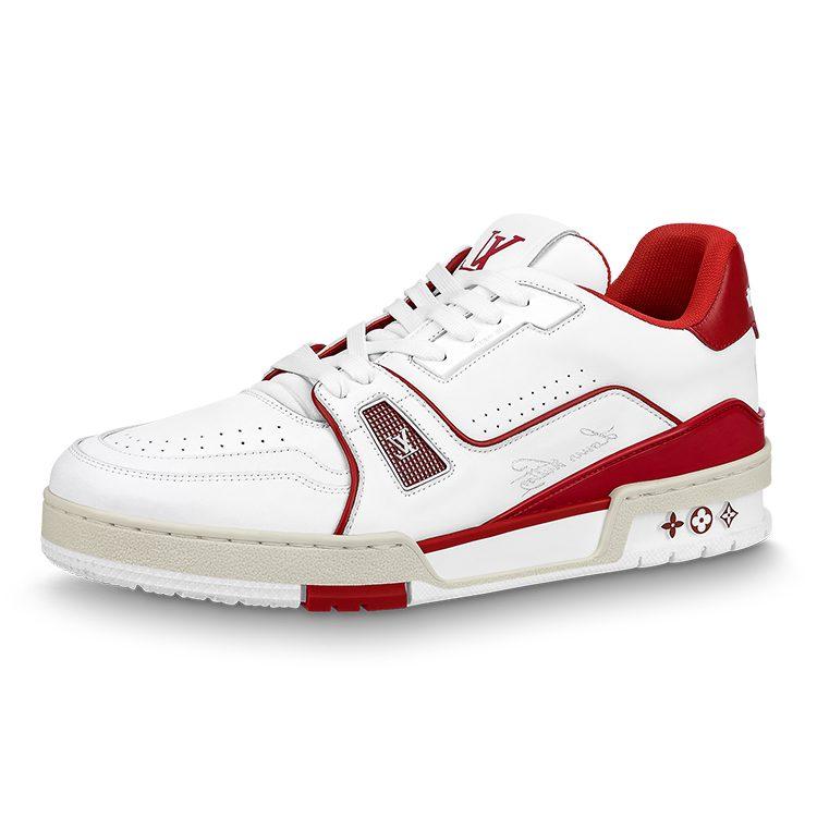 Louis Vuitton Trainers 'White Red' 1A8ZPR