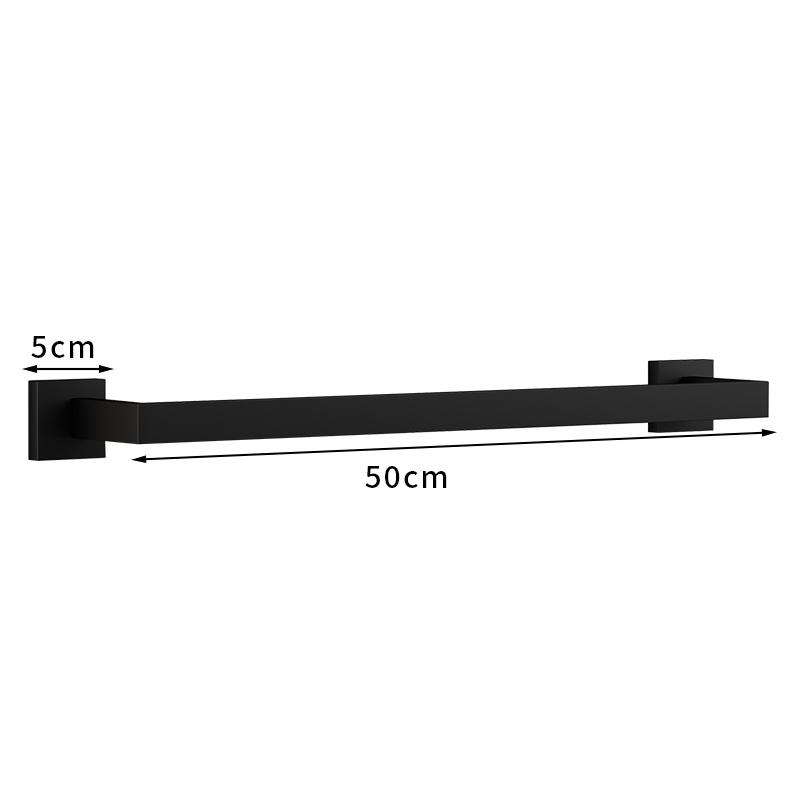 Luxury Black Bathroom Accessories Set Bathroom Hardware Set Household Hanger Towel Rack Roll Paper Rack Coat Hook Sets 4 Pcs Kit