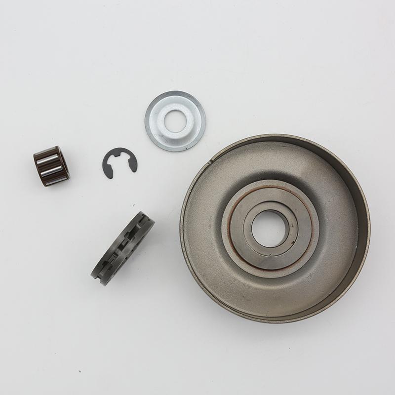 Clutch Drum 3/8 7T Sprocket Needle Bearing Clip Washer For Stihl MS 044 046 361 440 460 MS361 MS440 MS460 Chainsaw 11280071000