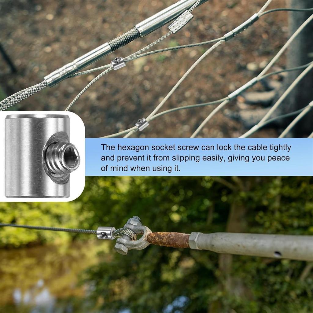 10 Metal Cable Ties for Clotheslines.