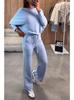 New Fall Collection Elegant Off-the-Shoulder Casual Two-Piece Set for Women
