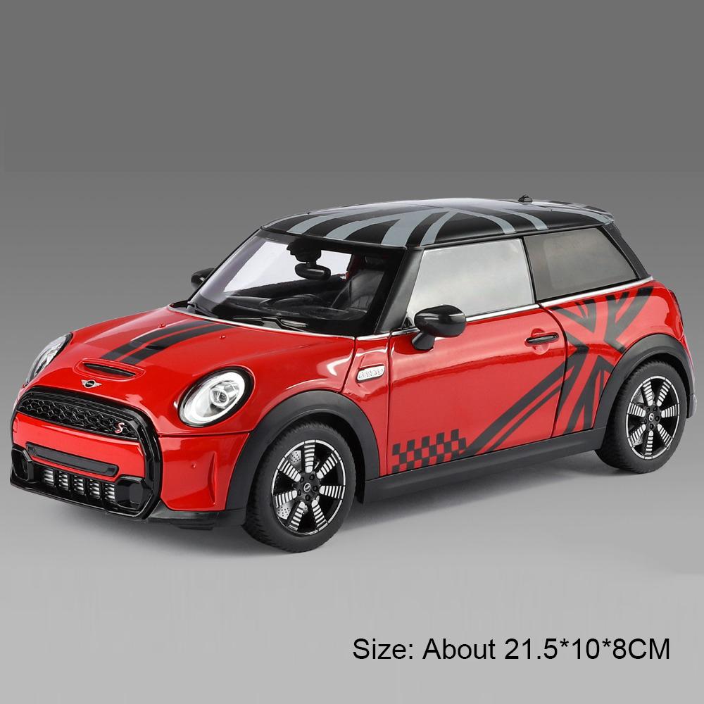 1:18 Large Mini Cooper S X5M Car Model Toy Slide Forward Shock Absorption Vehicles Models High Simulation Toys Ornament Gifts