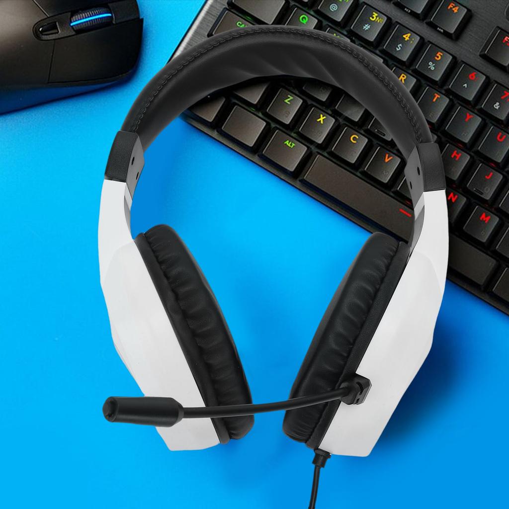 Casque USB A filaire pour PC Éclairage RGB Casque avec Son Surround Stéréo 7.1 Microphone à Réduction de Bruit Driver 40mm Coussin