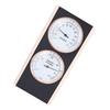 Termometro e Igrometro per Sauna, 2 in 1 in Legno, Temperatura in Celsius, Umidità Interna, in Legno di Faggio, Accessori per Sauna per Spa Doccia Saun