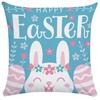 Home Decoration Easter Pillowcase Cute Rabbit Egg Print Pillowcase Living Room Sofa Cushion Cover Bedroom Room Decoration