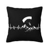 Evolution Paragliding Born To Fly Throw Pillow Case cm Decorative Paraglider Skydiving Cushion Cover Polyester Pillowcase