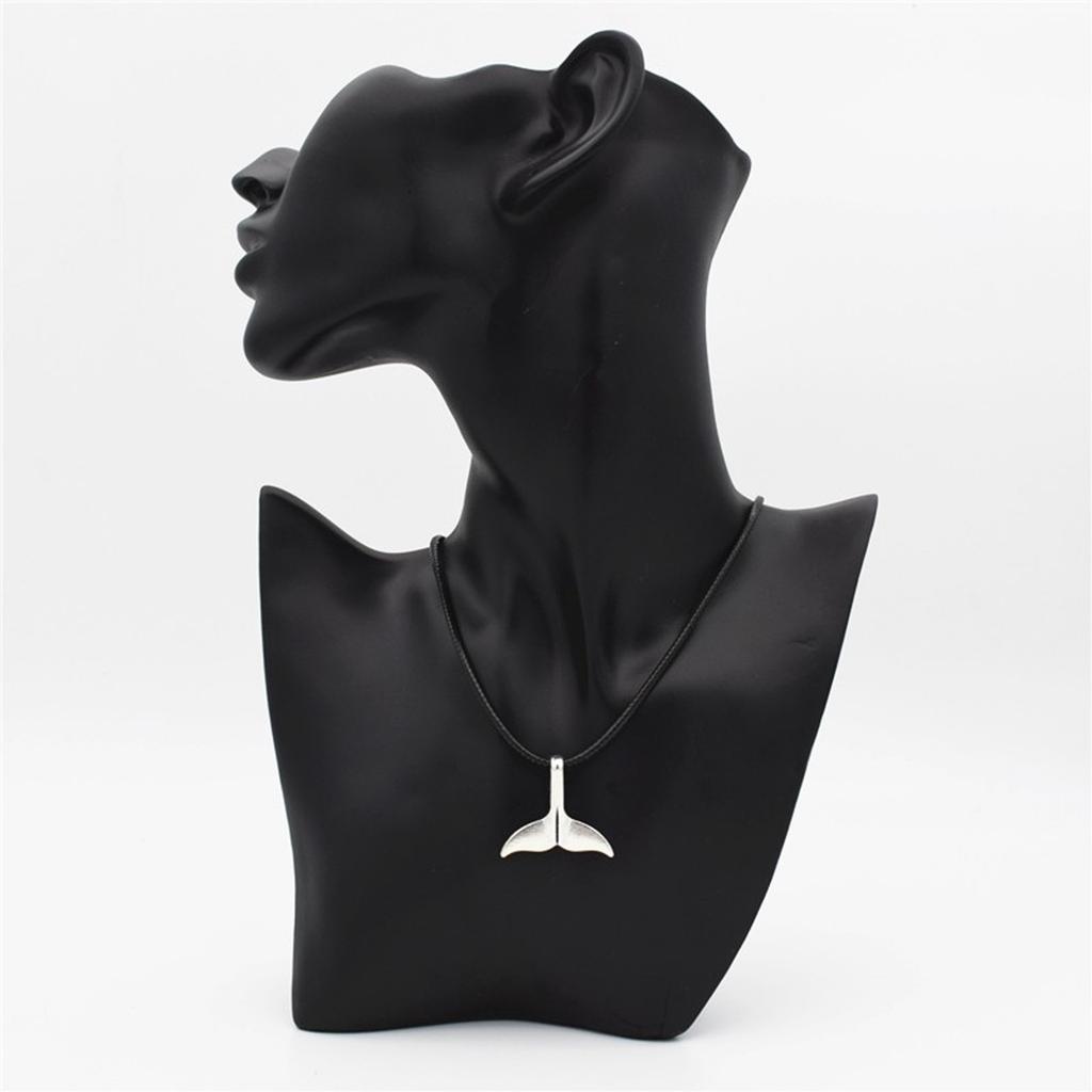Elegant Mermaids Tail Dolphin Pendant Necklace Clavicle Chain Jewelry Perfect For Daily Wear Punk Style Accessories