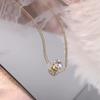 Zircon Choker Necklace For Women Minimalist Luxury Fashion Trendy Versatile Dainty Jewelry Gift